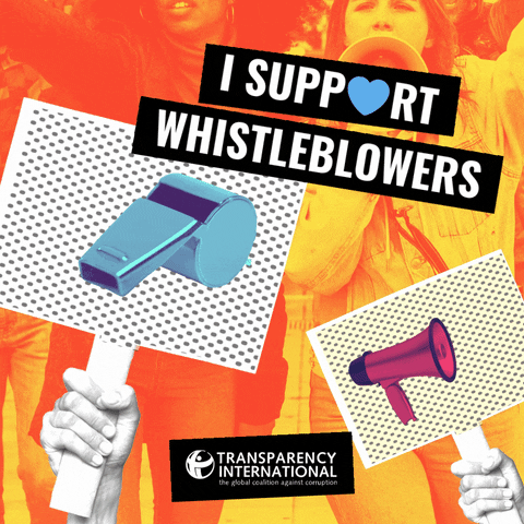 Whistleblowing GIF by Transparency International