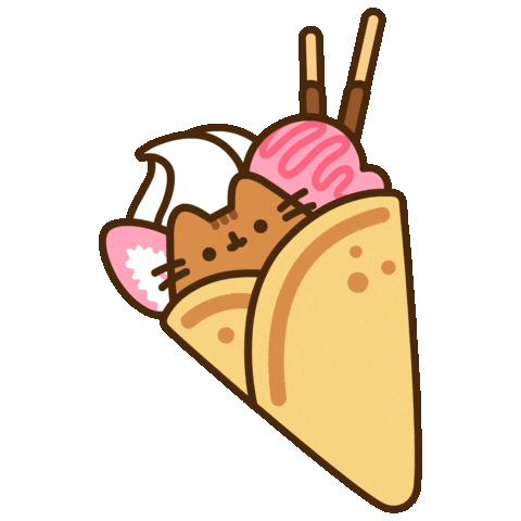 Ice Cream Dessert Sticker by Pusheen