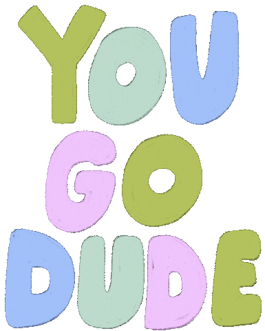 Joy Dude Sticker by littleevergreenco