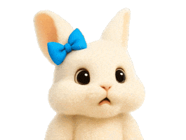 Surprise Bunny Sticker