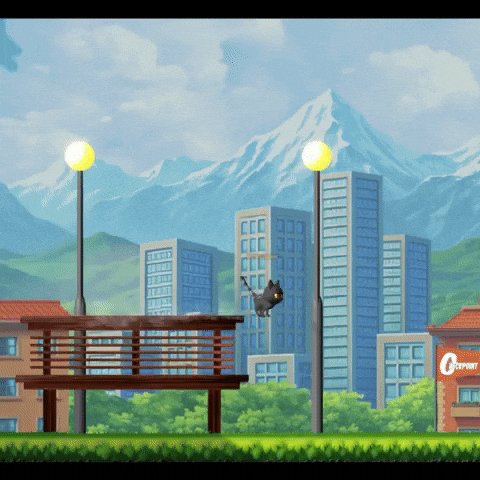 Cat 3D GIF by Nekologic