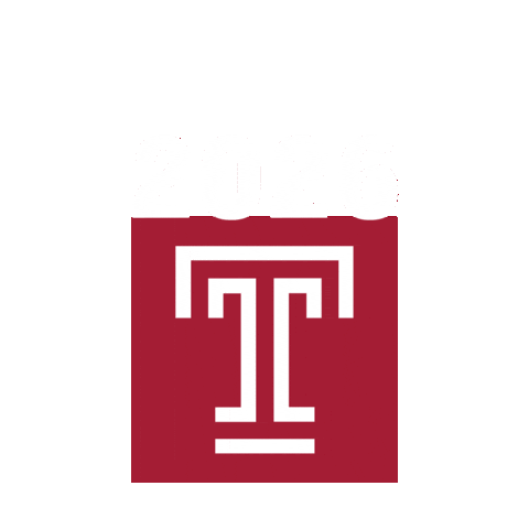 Temple 2026 Sticker by Temple University