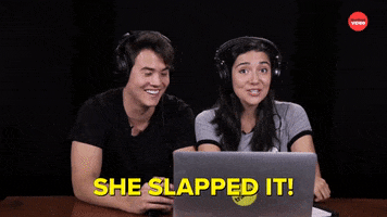 Slap Couples GIF by BuzzFeed