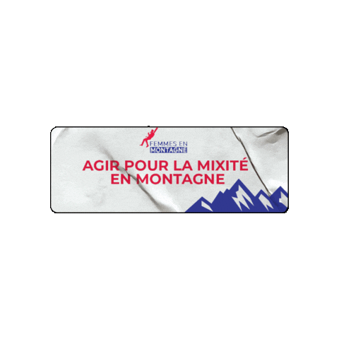 FEMMES EN MONTAGNE Sticker