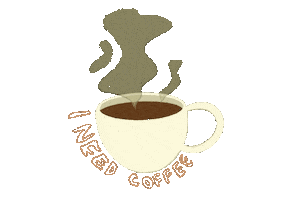 Coffee Monday Blues Sticker