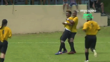 Ofc Champions League Celebration GIF by ELEVEN SPORTS