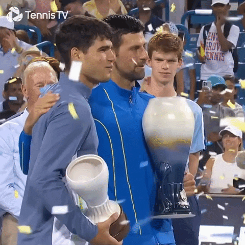 Novak Djokovic Friends GIF by Tennis TV