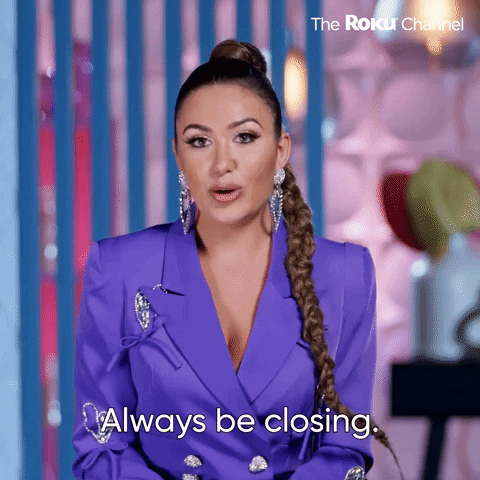 Always Be Closing Season 1 GIF by The Roku Channel