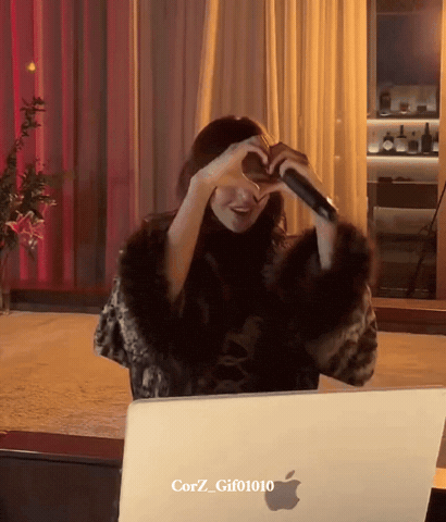 Lisa Heart Hands GIF