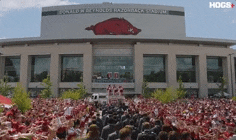 Football College GIF by Hogs+