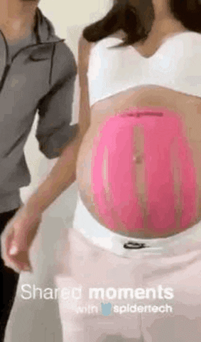 Spidertechtape pregnant pregnancy pregnant belly preggers GIF