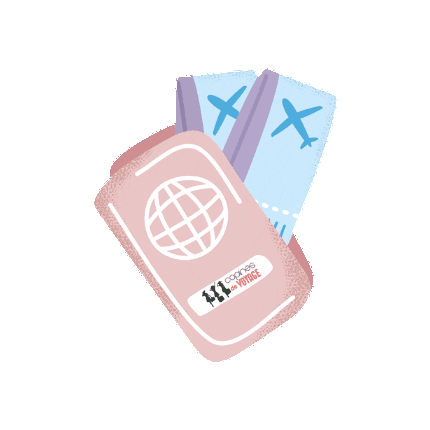 Travel Passport Sticker by Copines de Voyage