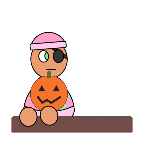 Jack O Lantern Halloween Sticker by Fatman
