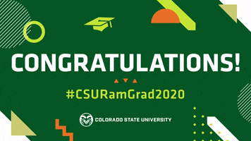 Csu Rams Congratulations GIF by Colorado State University