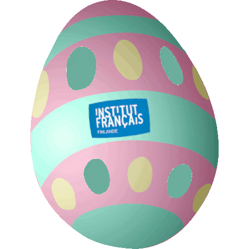 France Easter Sticker by Institut français de Finlande
