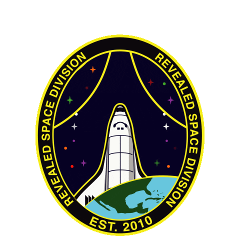 Space Shuttle Sticker by Revealed Recordings