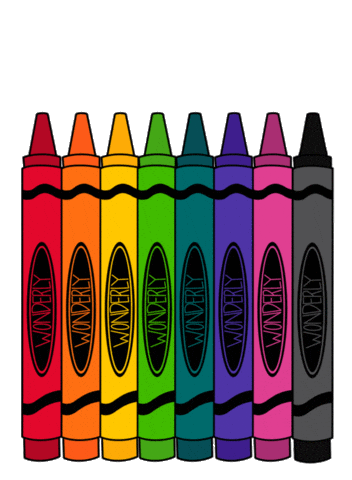 Rainbow Color Sticker by mswonderlymakesmusic