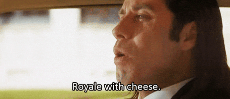 pulp fiction royale with cheese GIF