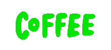 Coffee Caffeine Sticker by andrew kuttler