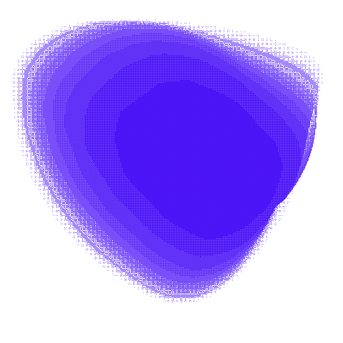 Violet Blob Sticker