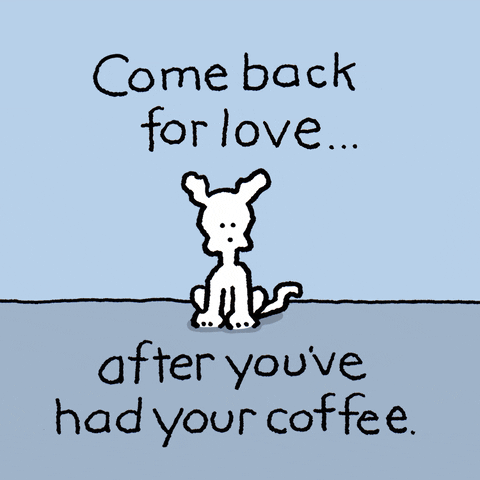 I Love You Coffee GIF by Chippy the Dog
