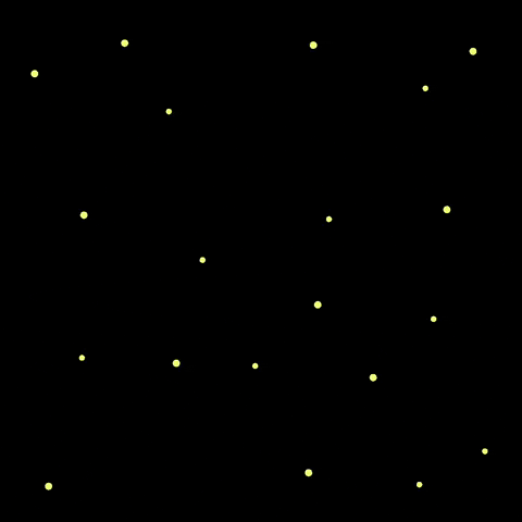 flowland stars yellow dots sprinkle GIF