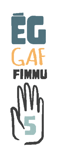 Sticker by Gefðu Fimmu