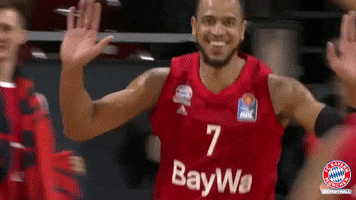 Party Cheering GIF by FC Bayern Basketball