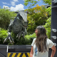 Scared Jurassic Park GIF by visitorlando