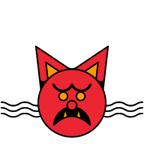 Emotion What Sticker by Crimson Cat