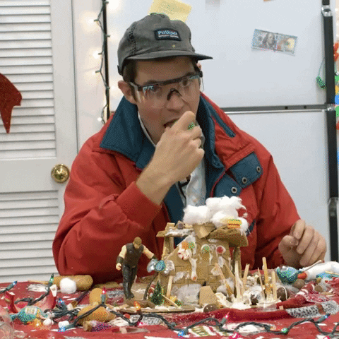 Gingerbread House Eating GIF by IFHT Films