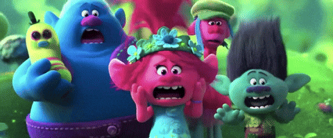 Trolls World Tour GIF by DreamWorks Trolls - Trolls World Tour GIF by DreamWorks Trolls