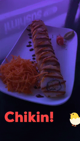 SushimiMx food sushi tijuana pollo GIF