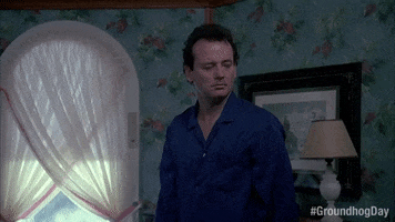 Confused Bill Murray GIF by Groundhog Day