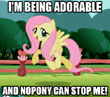 my little pony im being adorable GIF