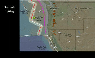 Pacific Northwest Volcano GIF by Incorporated Research Institutions for Seismology (IRIS)