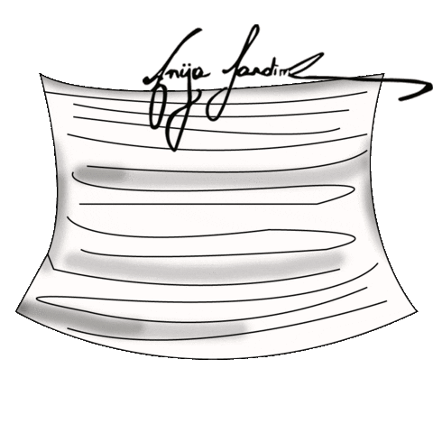 Wedding Dress Sticker by Anya Jardim Atelier Couture