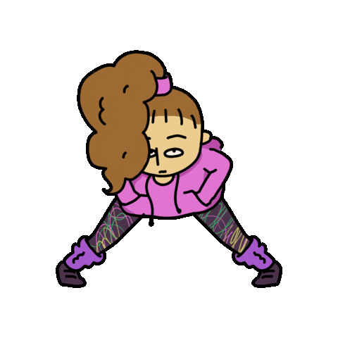 Girl Pose Sticker