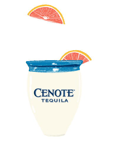 Paloma Grapefruit Sticker by Cenote Tequila