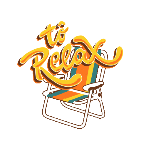 To Relax Good Vibes Sticker by Leão
