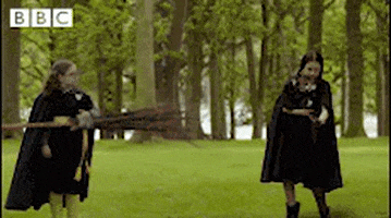 excited the worst witch GIF by CBBC
