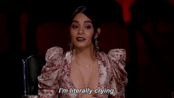 vanessa hudgens crying GIF by So You Think You Can Dance