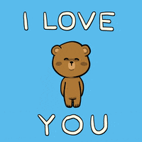 Happy Love You GIF by LINE FRIENDS - Find & Share on GIPHY