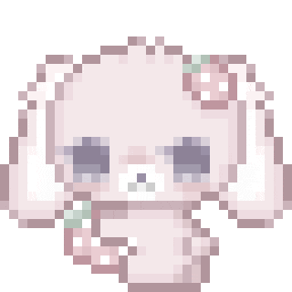 Pink Bunny Sticker