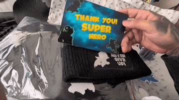 Super Hero Thank You GIF by SuperVictor