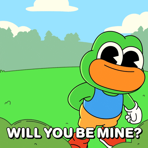 Propose I Love You GIF by Franky The Frog