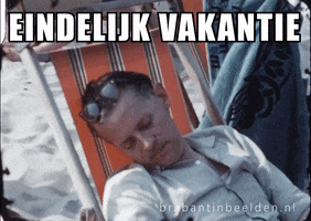 Tired Beach GIF by Brabant in Beelden