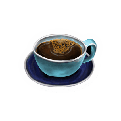 Coffee Illustration Sticker