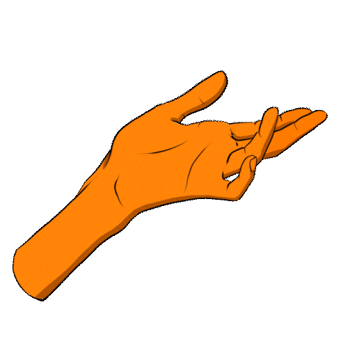 Hands Sticker by The Cake Escape