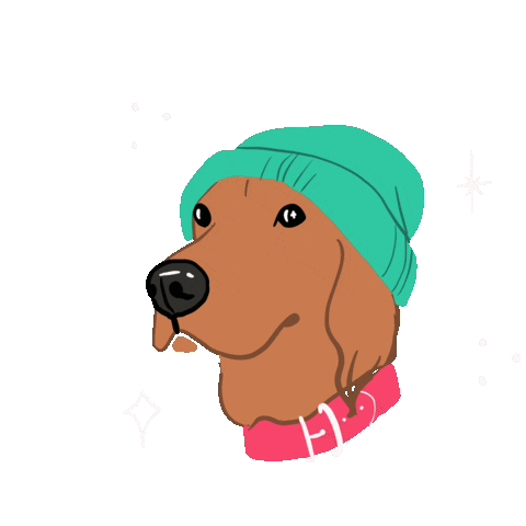 Dog Christmas Sticker by Buborekk